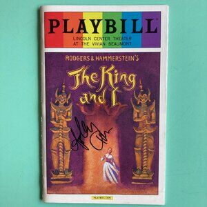 Ashley Park (Only) Signed Playbill The King and I Daniel Dae Kim & Marin Mazzie